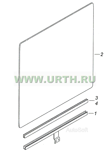 53205-6103210 Стекло двери опускное